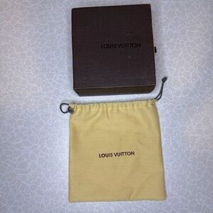 Louis Vuitton Yellow Dust Bag with Brown Box